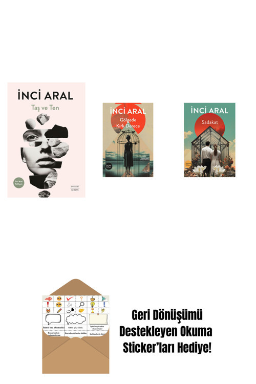 Everest Yayınları Taş Ve Ten + Gölgede Kırk Derece + Sadakat + Okuma Sticker'Ları