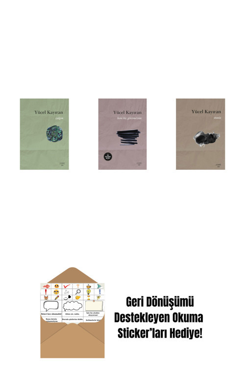 Everest Yayınları Çalgın + Beni Hiç Göremezsin + Stasis + Okuma Sticker'Ları