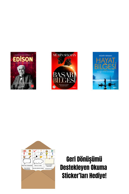 Alfa Yayıncılık Edison + Başarı Bilgesi + Hayat Bilgesi 2 + Okuma Sticker'Ları