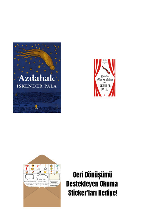 Alfa Yayıncılık Azdahak + Darbe: Kan Ve Sultan (Ciltli) + Okuma Sticker'Ları