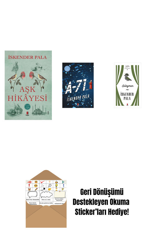 Alfa Yayıncılık Aşk Hikâyesi + A-71 + Süleyman (Ciltli) + Okuma Sticker'Ları