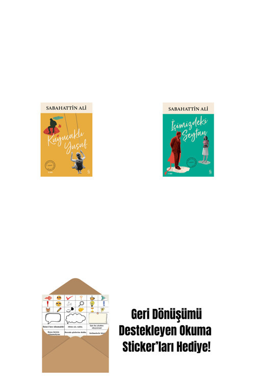 Everest Yayınları Kuyucaklı Yusuf + İçimizdeki Şeytan + Okuma Sticker'Ları