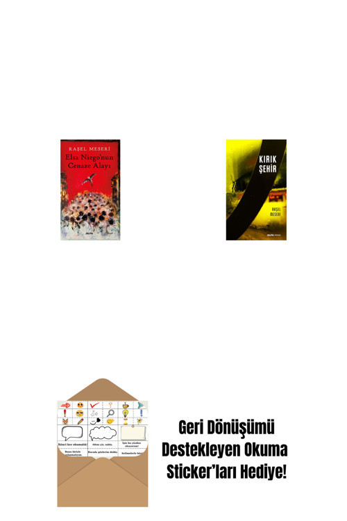 Alfa Yayıncılık Elsa Niego’Nun Cenaze Alayı + Kırık Şehir + Okuma Sticker'Ları