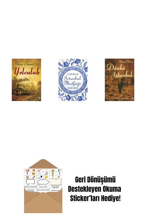 Everest Yayınları Yolculuk + İstanbul Mutfağı + Dünkü İstanbul + Okuma Sticker'Ları