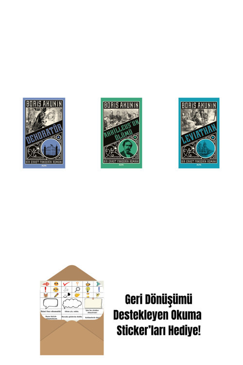 Alfa Yayıncılık Dekoratör + Ahhilleus’Un Ölümü + Leviathan + Okuma Sticker'Ları