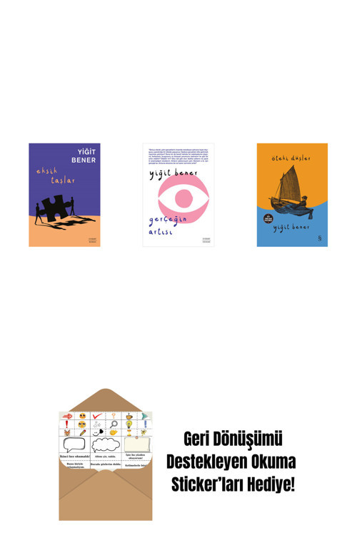 Everest Yayınları Eksik Taşlar + Gerçeğin Artısı + Öteki Düşler + Okuma Sticker'Ları