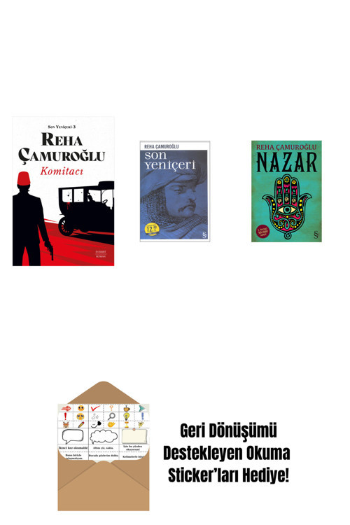 Everest Yayınları Komitacı + Son Yeniçeri (Midi Boy) + Nazar + Okuma Sticker'Ları