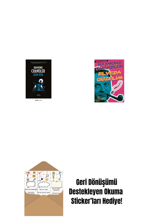 Alfa Yayıncılık Uzun Veda + Elveda Güzelim (Cep Boy) + Okuma Sticker'Ları