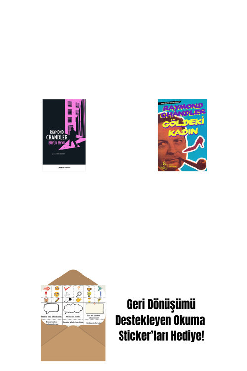 Alfa Yayıncılık Büyük Uyku + Göldeki Kadın (Cep Boy) + Okuma Sticker'Ları