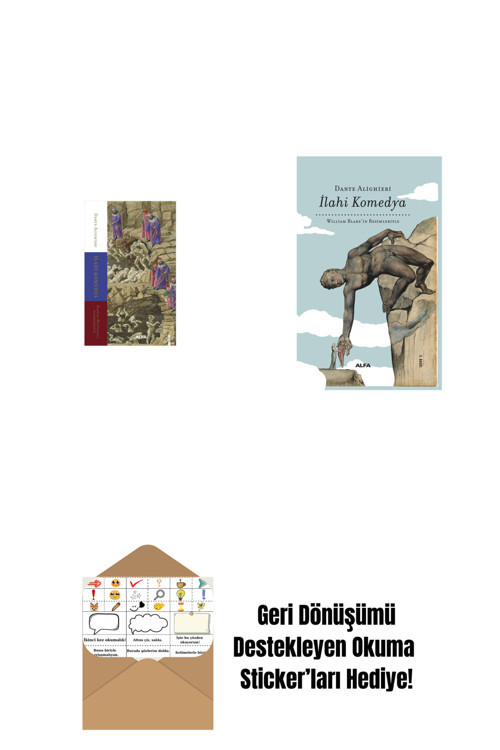 Alfa Yayıncılık İlahi Komedya + İlahi Komedya (Bez Ciltli) + Okuma Sticker'Ları