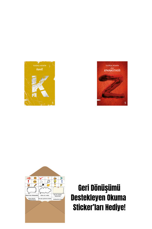 Everest Yayınları Kavil + Zito İ Epanastasis - Yaşasın İsyan + Okuma Sticker'Ları