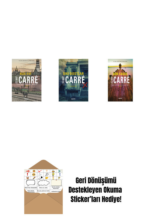 Alfa Yayıncılık Rus Evi + Sıkı Dostlar + Son Casus + Okuma Sticker'Ları