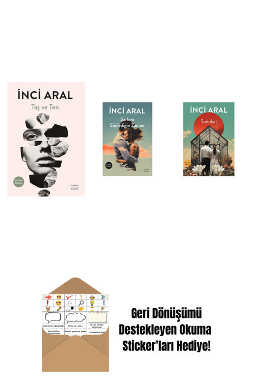 Everest Yayınları Taş Ve Ten + Şarkını Söylediğin Zaman + Sadakat + Okuma Sticker'Ları
