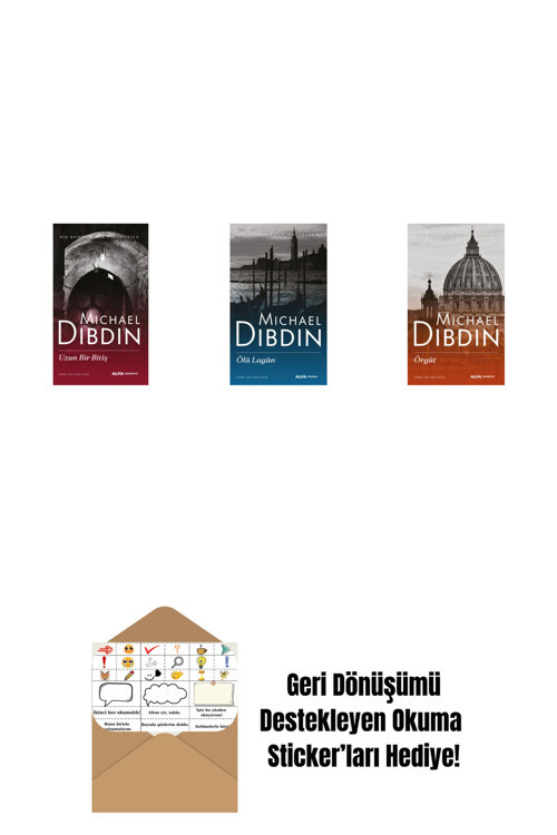 Alfa Yayıncılık Uzun Bir Bitiş + Ölü Lagün + Örgüt + Okuma Sticker'Ları