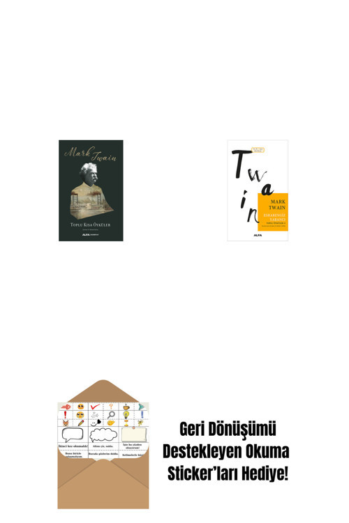 Alfa Yayıncılık Toplu Kısa Öyküler (Ciltli) + Esrarengiz Yabancı + Okuma Sticker'Ları