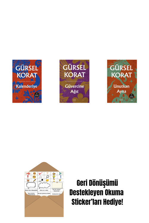 Everest Yayınları Kalenderiye + Güvercine Ağıt + Unutkan Ayna + Okuma Sticker'Ları
