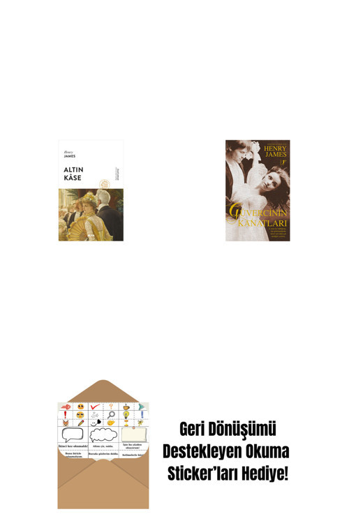 Alfa Yayıncılık Altın Kâse (Ciltli) + Güvercinin Kanatları + Okuma Sticker'Ları