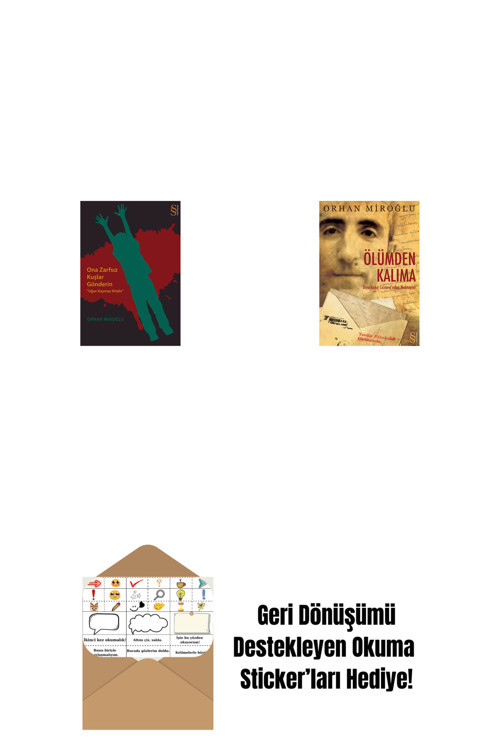 Everest Yayınları Ona Zarfsız Kuşlar Gönderin + Ölümden Kalıma + Okuma Sticker'Ları