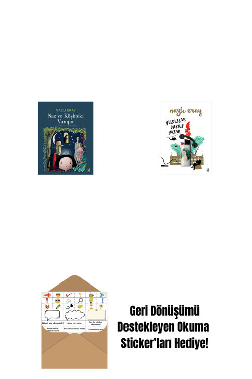 Everest Yayınları Naz Ve Köşkteki Vampir + Yıldızlar Mektup Yazar + Okuma Sticker'Ları