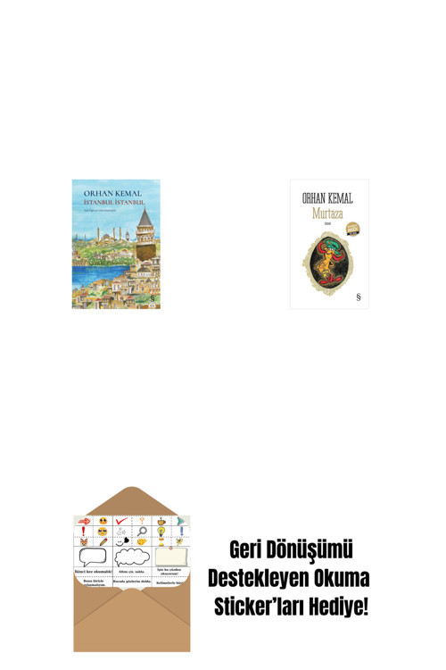 Everest Yayınları İstanbul İstanbul (Ciltli) + Murtaza (Midi Boy) + Okuma Sticker'Ları