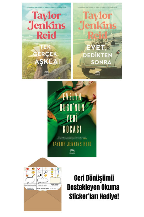 İthaki Yayınları Tek Gerçek Aşklar + Evet, Dedikten Sonra + Evelyn Hugo’Nun Yedi Kocası