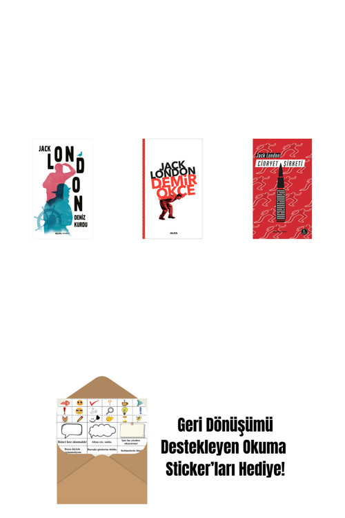Alfa Yayıncılık Deniz Kurdu + Demir Ökçe + Cinayet Şirketi + Okuma Sticker'Ları