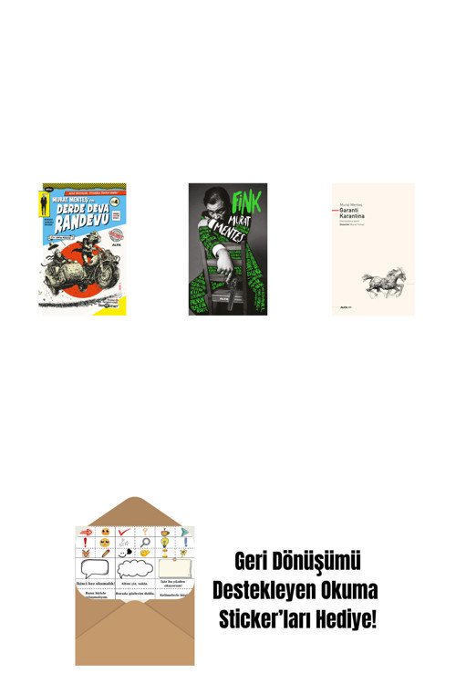 Alfa Yayıncılık Derde Deva Randevu No- 4 + Fink + Garanti Karantina + Okuma Sticker'Ları