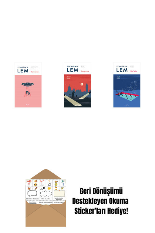 Alfa Yayıncılık Yenilmez + Soruşturma (Sl9) + Kör Talih (Sl6) + Okuma Sticker'Ları