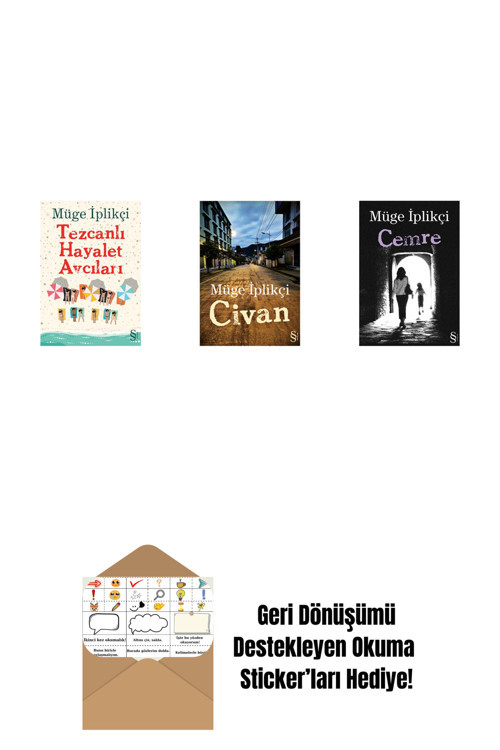 Everest Yayınları Tezcanlı Hayalet Avcıları + Civan + Cemre + Okuma Sticker'Ları