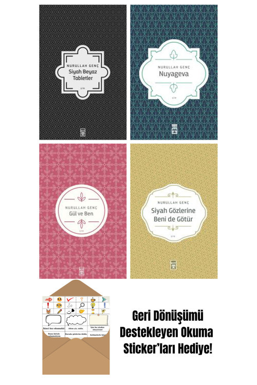 Timaş Yayınları Nurullah Genç 4 Kitap Seti + Okuma Sticker'Ları
