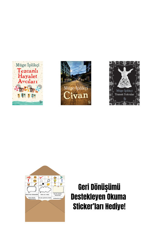 Everest Yayınları Tezcanlı Hayalet Avcıları + Civan + Transit Yolcular + Okuma Sticker'Ları