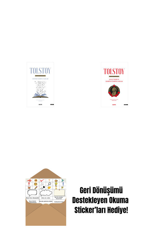 Alfa Yayıncılık Tolstoy Bütün Eserleri 17 + Tolstoy Bütün Eserleri 15 + Okuma Sticker'Ları