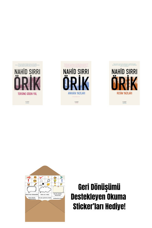Everest Yayınları Tersine Giden Yol + Ankara Yazıları + Resim Yazıları + Okuma Sticker'Ları