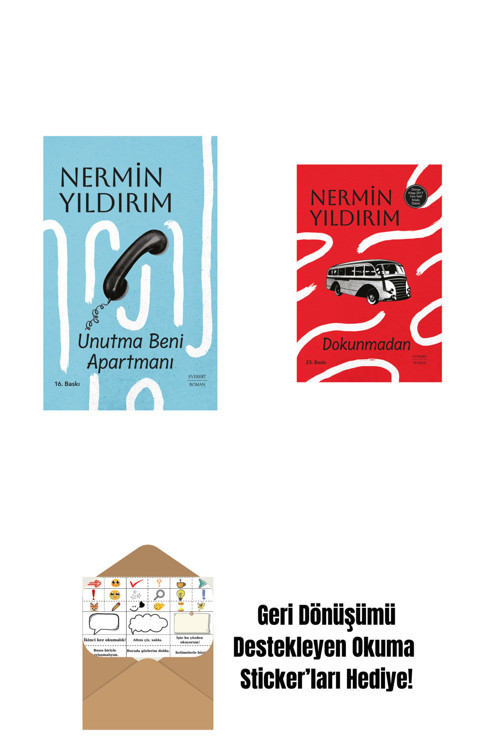 Everest Yayınları Unutma Beni Apartmanı (Ciltli) + Dokunmadan (Ciltli) + Okuma Sticker'Ları