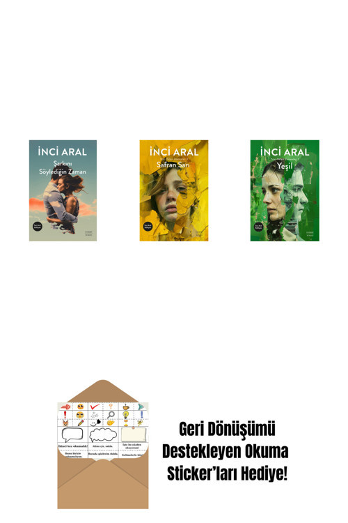 Everest Yayınları Şarkını Söylediğin Zaman + Safran Sarı + Yeşil + Okuma Sticker'Ları