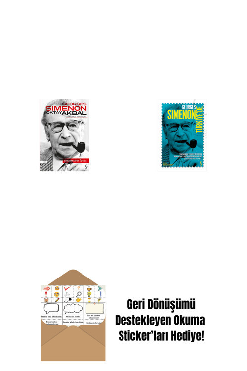 Everest Yayınları Manhattan'Da Üç Oda + Georges Simenon Türkiye'De + Okuma Sticker'Ları