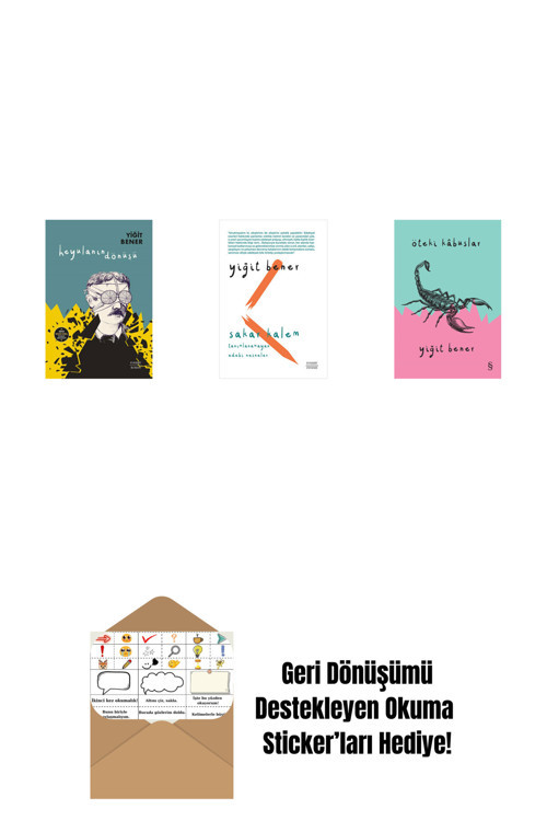 Everest Yayınları Heyulanın Dönüşü + Sakar Kalem + Öteki Kabuslar + Okuma Sticker'Ları