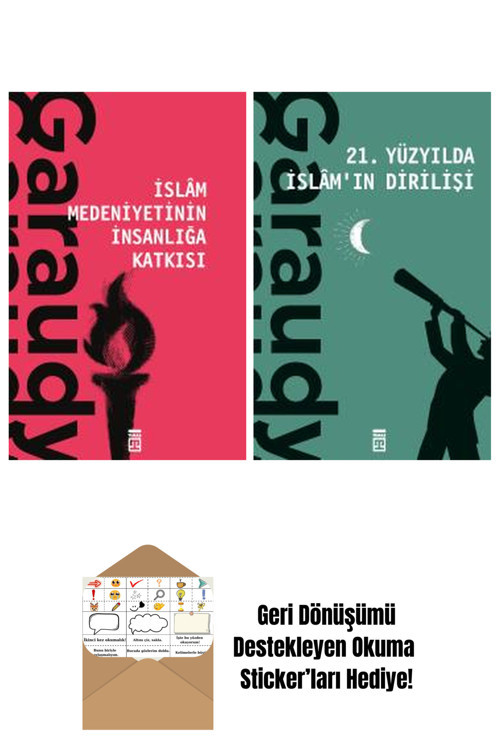 Timaş Yayınları Roger Garaudy 2 Kitap Seti + Okuma Sticker'Ları