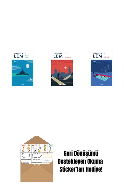 Alfa Yayıncılık Yukarı Kale (Sl11) + Soruşturma (Sl9) + Kör Talih (Sl6) + Okuma Sticker'Ları