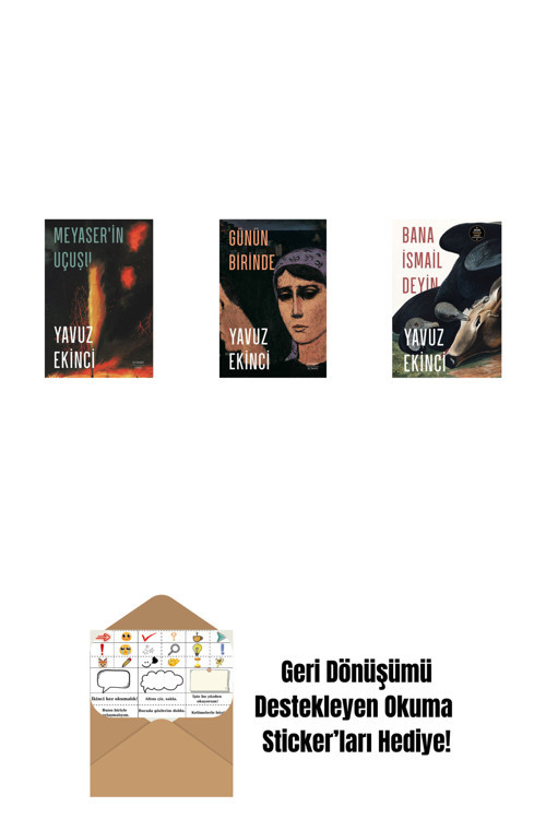 Everest Yayınları Meyaser'İn Uçuşu + Günün Birinde + Bana İsmail Deyin + Okuma Sticker'Ları