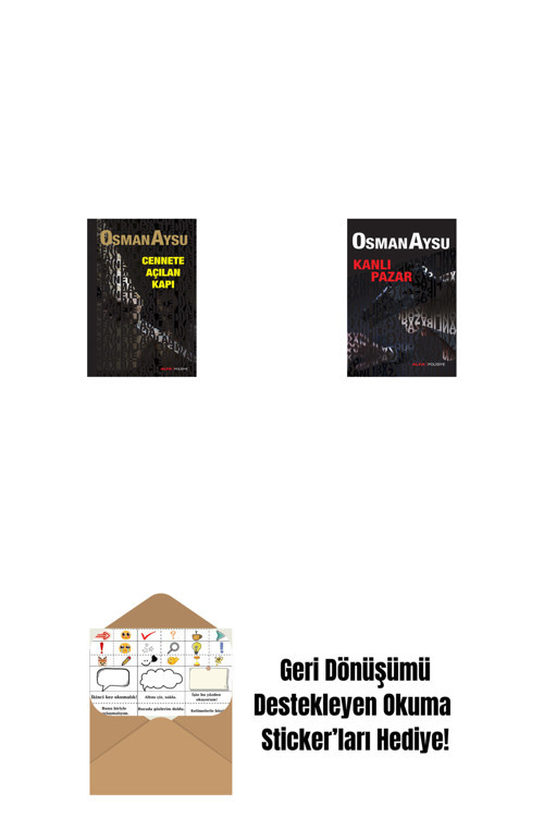 Alfa Yayıncılık Cennete Açılan Kapı (Cep Boy) + Kanlı Pazar (Cep Boy) + Okuma Sticker'Ları