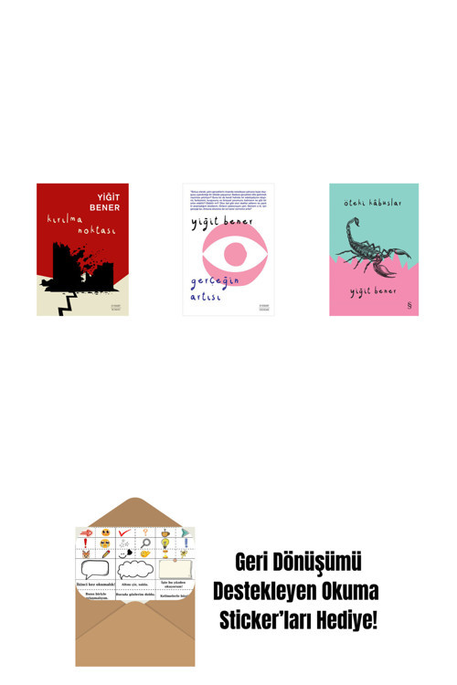 Everest Yayınları Kırılma Noktası + Gerçeğin Artısı + Öteki Kabuslar + Okuma Sticker'Ları