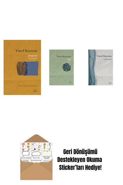 Everest Yayınları Felsefi Şiir - Tinsel Poetika + Çalgın + Poetik Varlık + Okuma Sticker'Ları