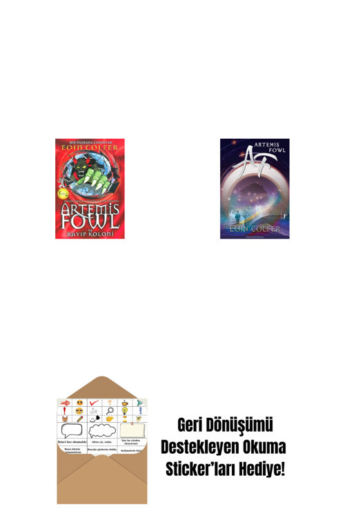 Alfa Yayıncılık Artemis Fowl 5 - Kayıp Koloni + Artemis Fowl 1 + Okuma Sticker'Ları