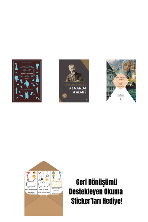 Everest Yayınları Mai Ve Siyah + Kenarda Kalmış + Bir Yazın Tarihi + Okuma Sticker'Ları