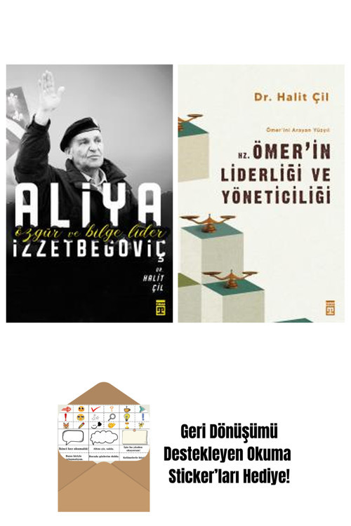 Timaş Yayınları Halit Çil 2 Kitap Seti + Okuma Sticker'Ları