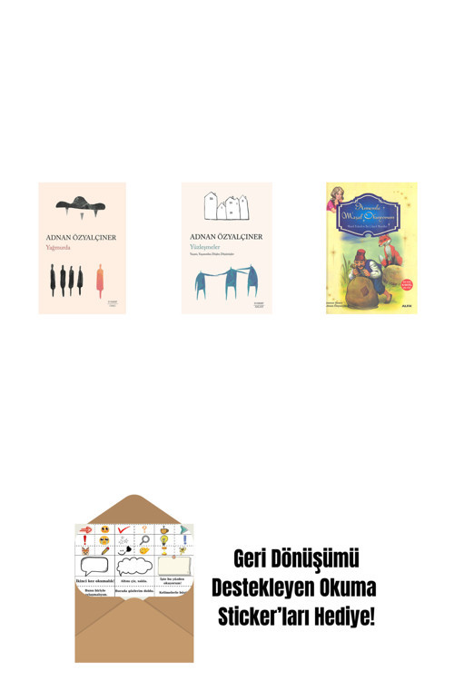 Alfa Yayıncılık Yağmurda + Yüzleşmeler + Annemle Masal Okuyorum (Ciltli) + Okuma Sticker'Ları