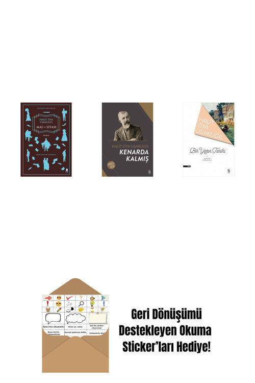 Everest Yayınları Mai Ve Siyah + Kenarda Kalmış + Bir Yazın Tarihi + Okuma Sticker'Ları