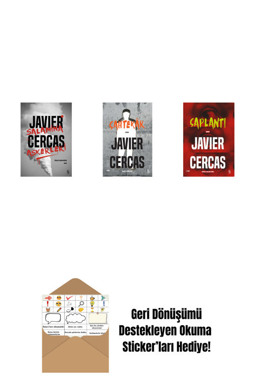 Everest Yayınları Salamina Askerleri (Ciltli) + Sahtekâr + Saplantı + Okuma Sticker'Ları