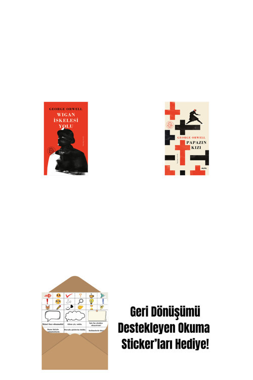 Alfa Yayıncılık Wigan İskelesi Yolu (Ciltli) + Papazın Kızı ( Ciltli ) + Okuma Sticker'Ları